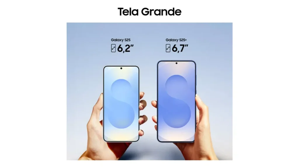 Tela do Galaxy S25