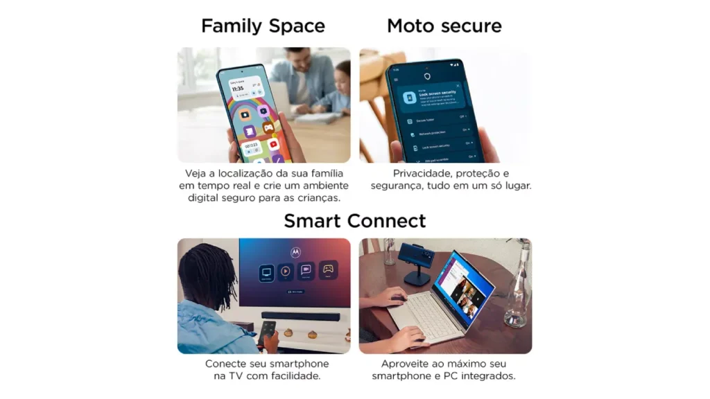Sistema operacional e recursos do Motorola Edge 50