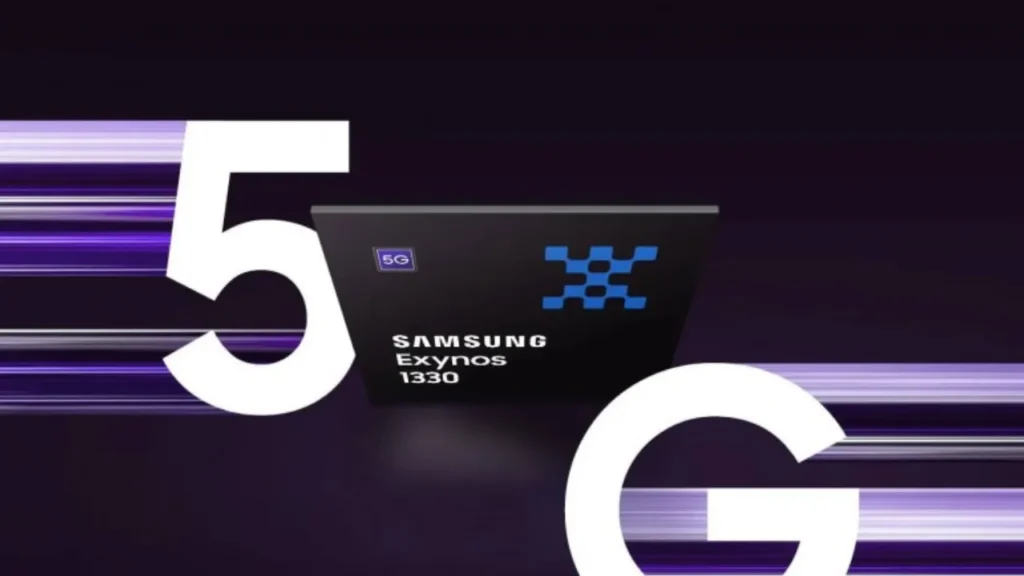 Processador Exynos 1330 do Galaxy A17 5G.
