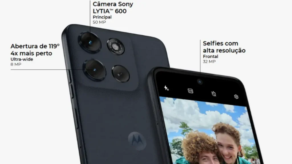Câmeras do Moto G56