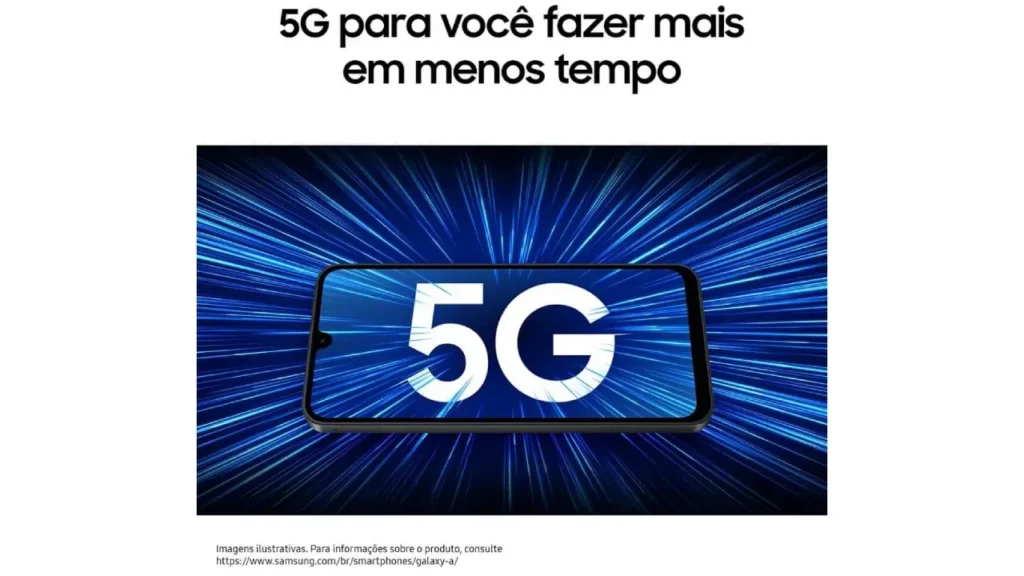 Conectividade 5G no Galaxy A17 5G