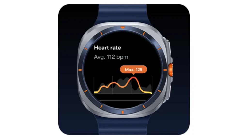Sensores de saúde e rastreamento do Galaxy Watch Ultra (2025)