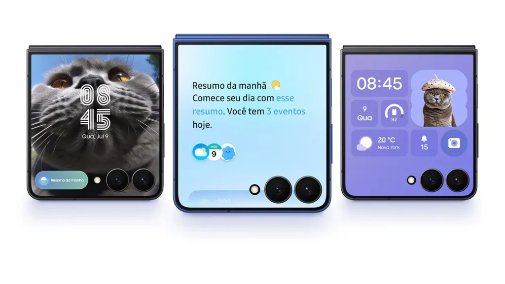 One UI 8 da Samsung com interface melhorada