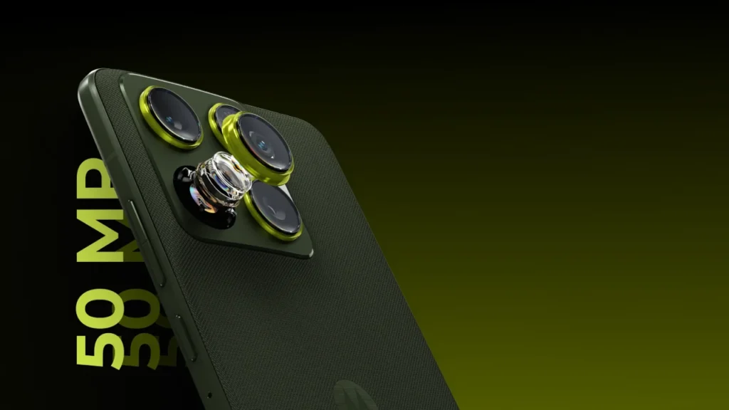 Câmeras do Moto Edge 70