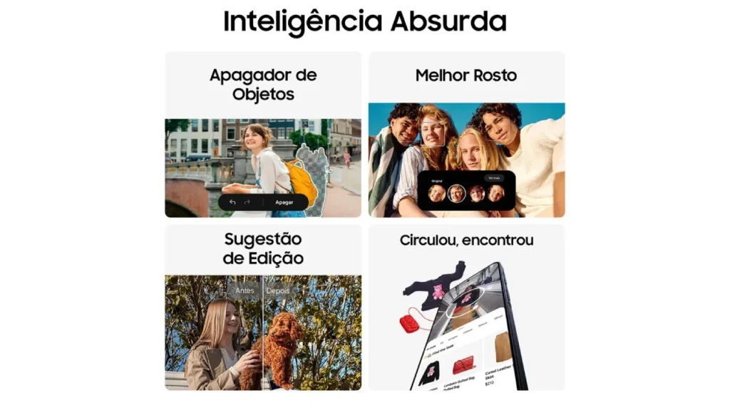 Inteligência artificial no Galaxy A57