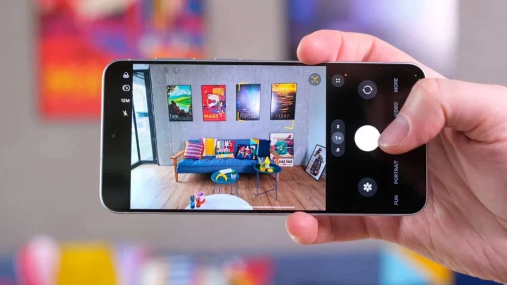 Teste de câmeras do Galaxy A57